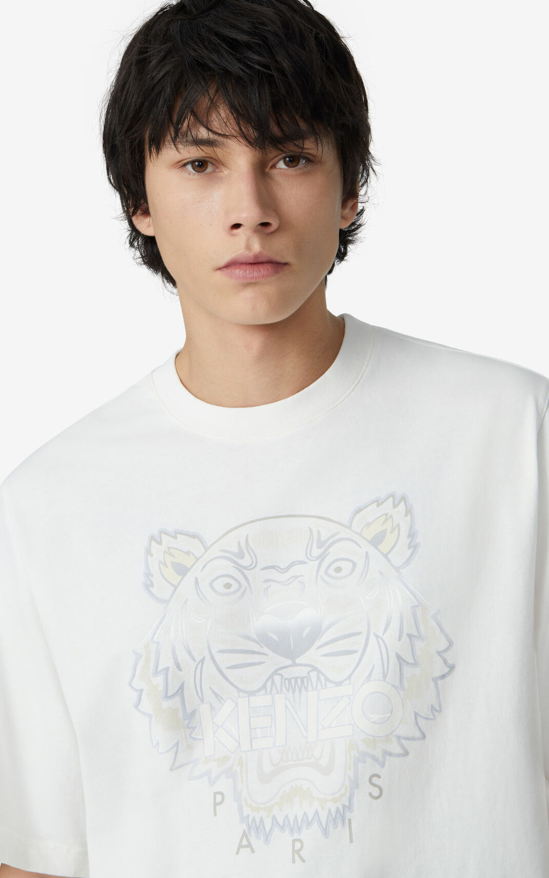 Kenzo Gradient Tiger Majice Muške - Bijele - Hrvatska DPXUYV036